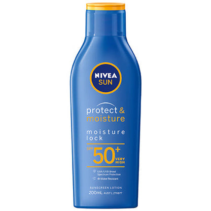 Nivea Sun Protect and Moisture Lock SPF 50+ Sunscreen Lotion 200ml