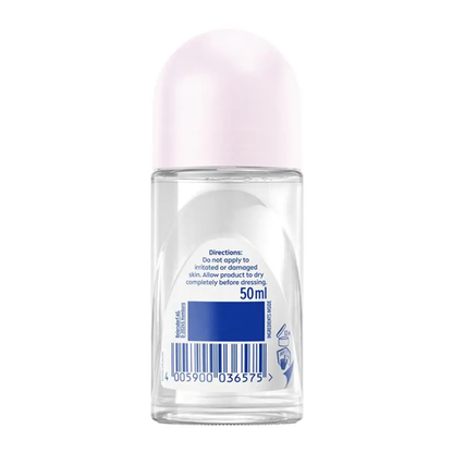 Nivea Black and White Invisible Clear Antiperspirant Roll On 50ml
