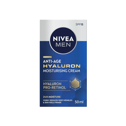 Nivea Men Anti Age SPF 15 Hyaluron Moisturising Cream 50ml