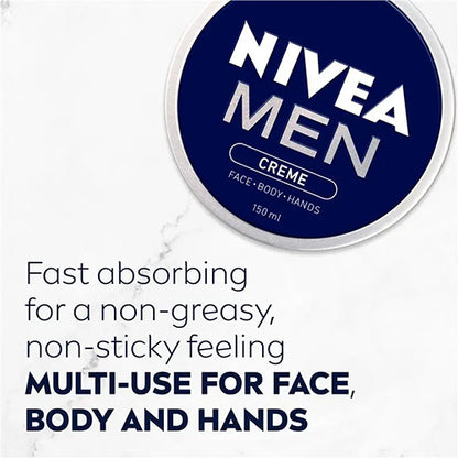 Nivea Men Crème Moisturizer for Face, Body and Hands 150ml