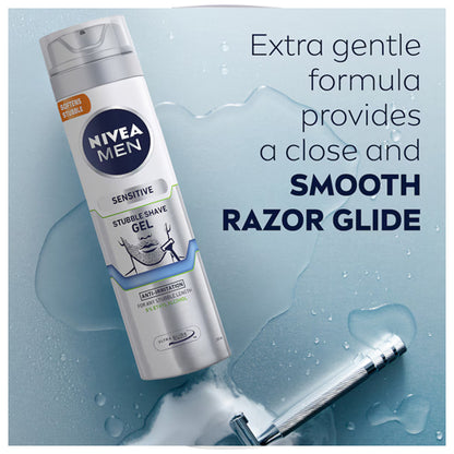 Nivea Men Sensitive Anti Irritation Stubble Shaving Gel 200ml