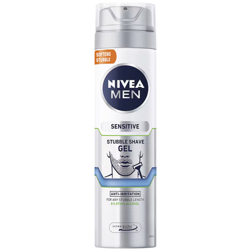 Nivea Men Sensitive Anti Irritation Stubble Shaving Gel 200ml