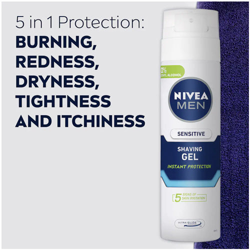 Nivea Men Sensitive Shaving Gel 200ml