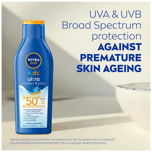 Nivea Sun Kids Ultra Protect & Play SPF 50+ Sunscreen Lotion 200ml