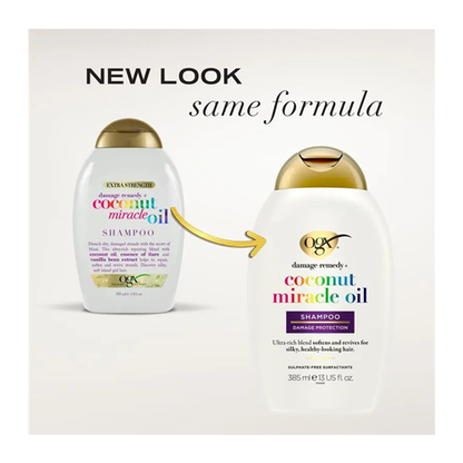 OGX Damage Remedy Coconut Miracle Oil Shampoo 385ml