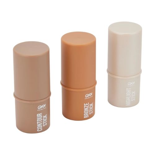 OXX Cosmetics 3 Piece Mini Contour Kit - Latte, Champagne and Caramel