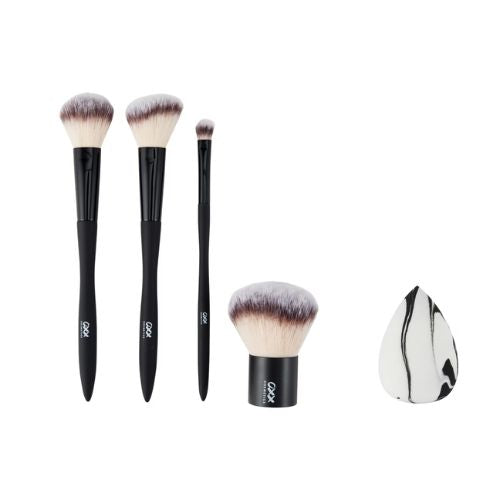 OXX Cosmetics 5 Piece Face and Eye Makeup Brush Set