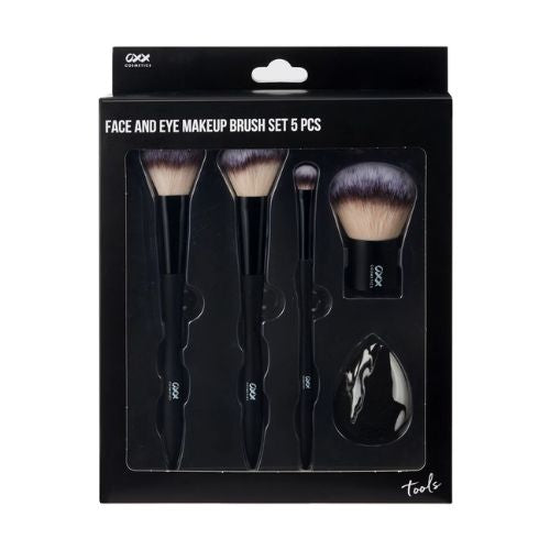 OXX Cosmetics 5 Piece Face and Eye Makeup Brush Set