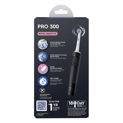 Oral B Power Toothbrush Pro 300 Clean Black