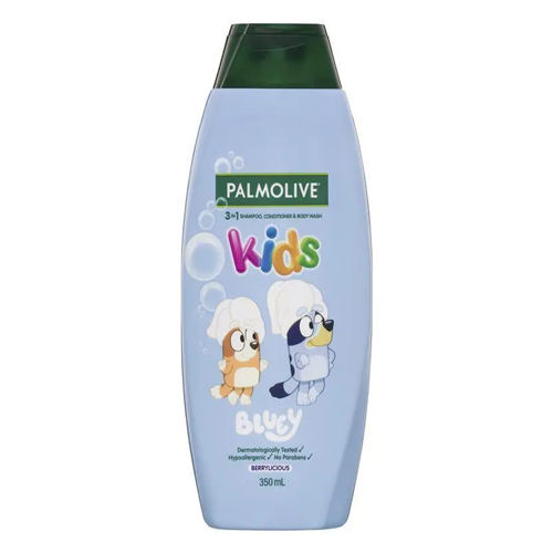 Palmolive Kids 3 in 1 Bluey Shampoo Conditioner & Body Wash 350ml
