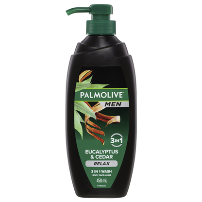 Palmolive Men Eucalyptus and Cedar Relax 3 In wash 450ml