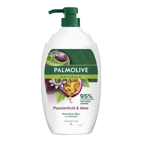 Palmolive Naturals Passionfruit and Aloe Nourishing Body Wash 1L