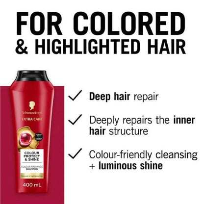 Schwarzkopf Extra Care Colour Perfector Protecting Shampoo & Conditioner 400ml