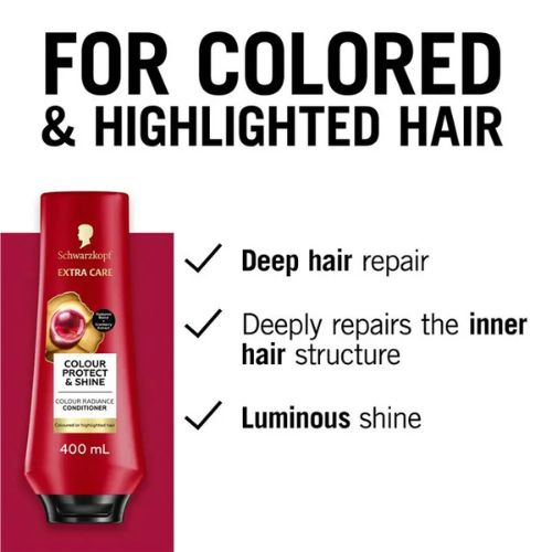 Schwarzkopf Extra Care Colour Perfector Protecting Shampoo & Conditioner 400ml