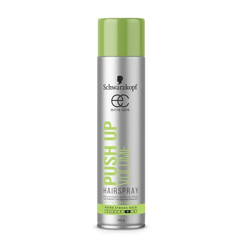 Schwarzkopf Extra Care Push Up Volume Power Hairspray 250g