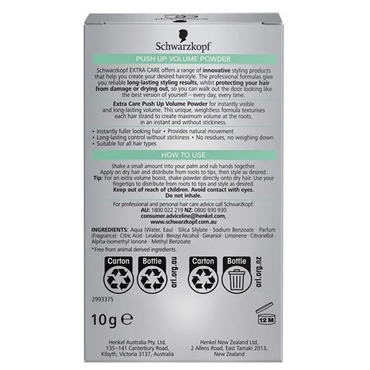 Schwarzkopf Push Up Volume Hair Styling Powder 10g