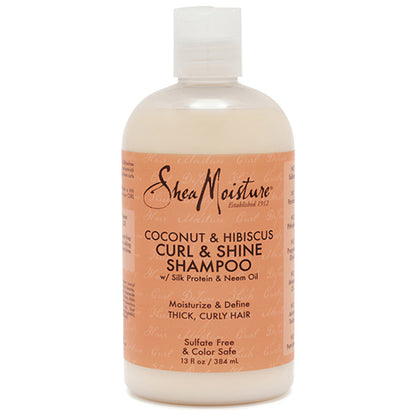 Shea Moisture Coconut and Hibiscus Curl and Shine Shampoo 384ml