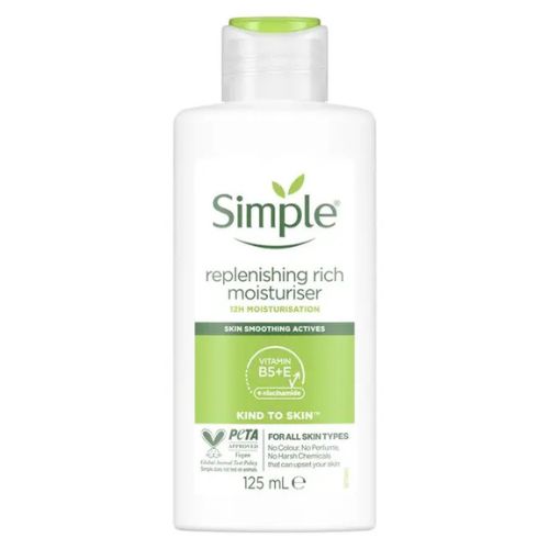 Simple Kind To Skin Rich Moisturiser Replenishing 125ml