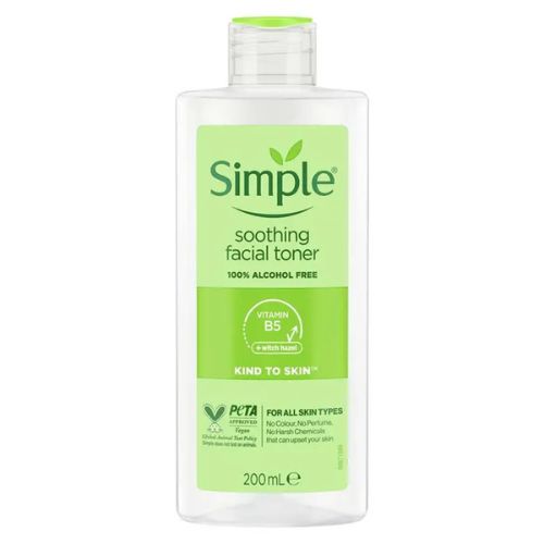 Simple Kind To Skin Facial Toner Soothing 200ml