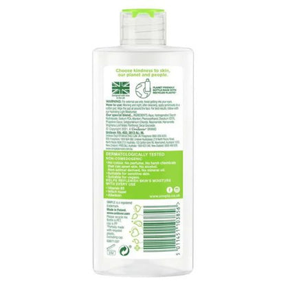 Simple Kind To Skin Facial Toner Soothing 200ml