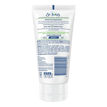St. Ives Blackhead Clearing Green Tea Scrub 150ml
