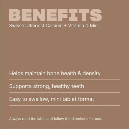 Swisse Calcium + Vitamin D 300 Mini Tablets