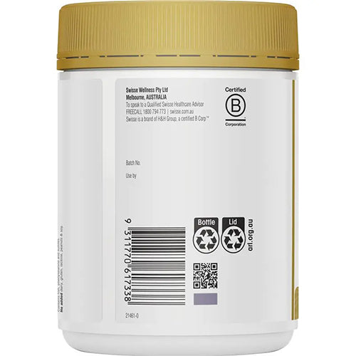 Swisse High Strength Marine Collagen Unflavored Powder 189g