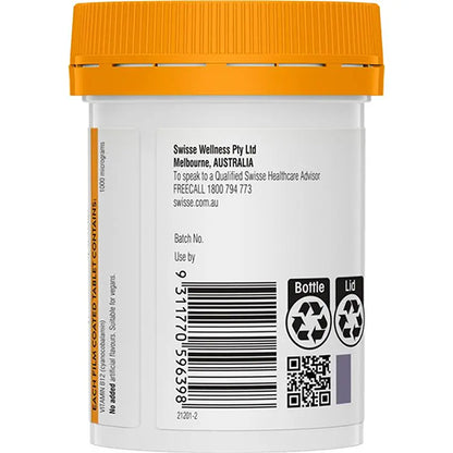 Swisse High Strength Vitamin B12 60 Tablets