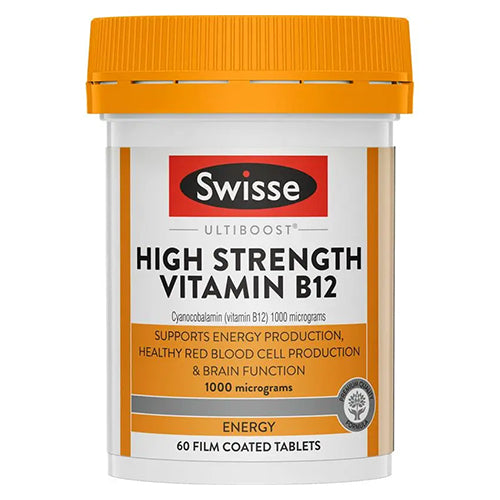 Swisse High Strength Vitamin B12 60 Tablets