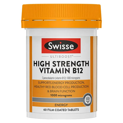 Swisse High Strength Vitamin B12 60 Tablets
