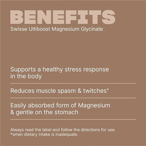 Swisse Magnesium Glycinate 60 Tablets
