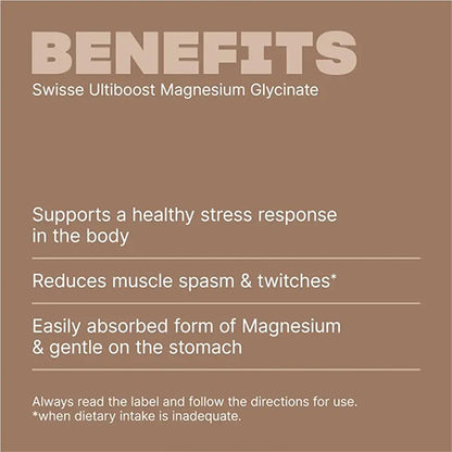 Swisse Magnesium Glycinate 60 Tablets
