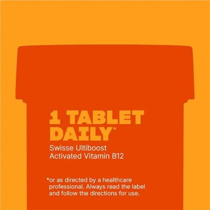 Swisse Ultiboost Activated Vitamin B12 (1000mcg) 60 Tablets