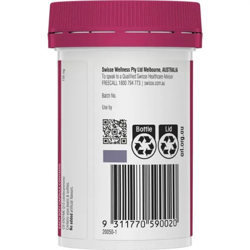 Swisse Ultiboost Co-Enzyme Q10 150mg For Heart Health & Energy Production  50 Capsules