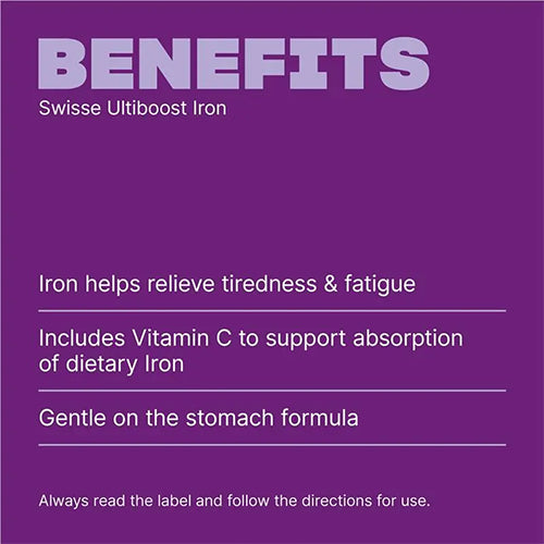 Swisse Ultiboost Iron 30 Tablets
