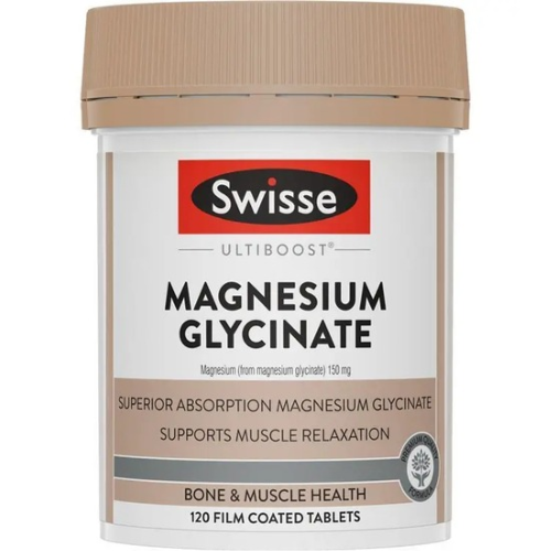 Swisse Ultiboost Magnesium Glycinate 120 Tablets