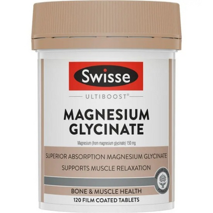 Swisse Ultiboost Magnesium Glycinate 120 Tablets