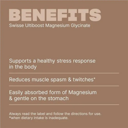 Swisse Ultiboost Magnesium Glycinate 120 Tablets