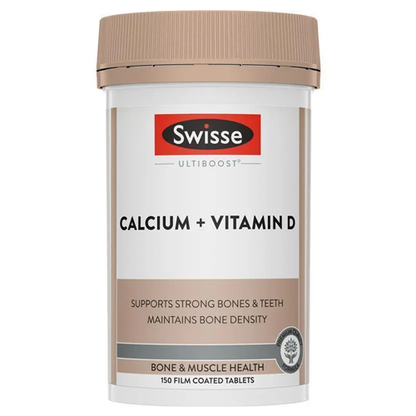Swisse Ultiboost Calcium + Vitamin D 150 Tablets