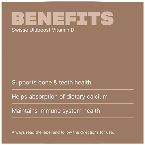Swisse Ultiboost Vitamin D 400 Capsules