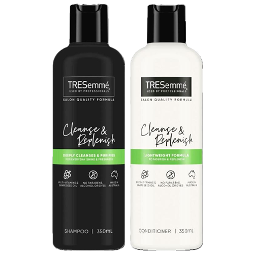 Tresemme Cleanse and Replenish Shampoo and Conditioner 350ml