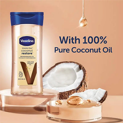 Vaseline Intensive Care Coconut Restore Body Gel Oil 200ml