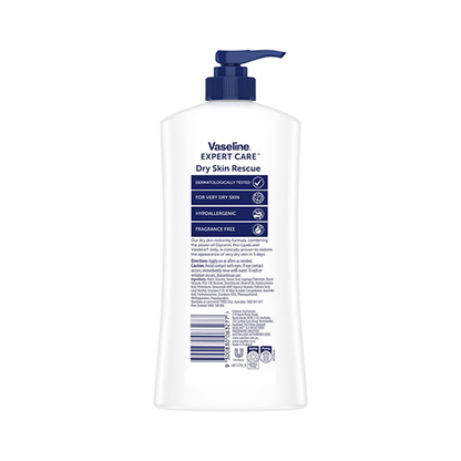 Vaseline Dry Skin Rescue Body Lotion For Very Dry Skin 550ml