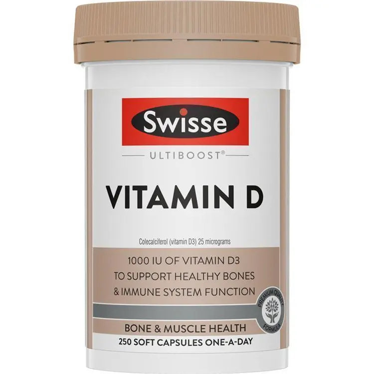 Swisse Vitamin D 250 Capsules