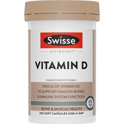 Swisse Vitamin D 250 Capsules